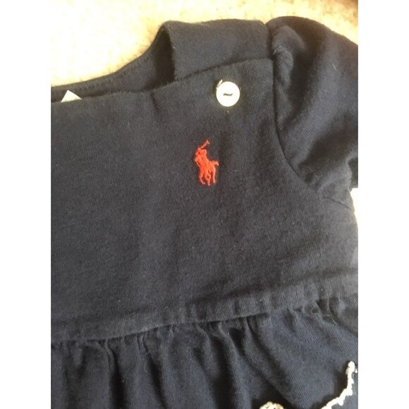 Ralph Lauren 6M Dress Size W/ Bloomers dark blue - Picture 2 of 5